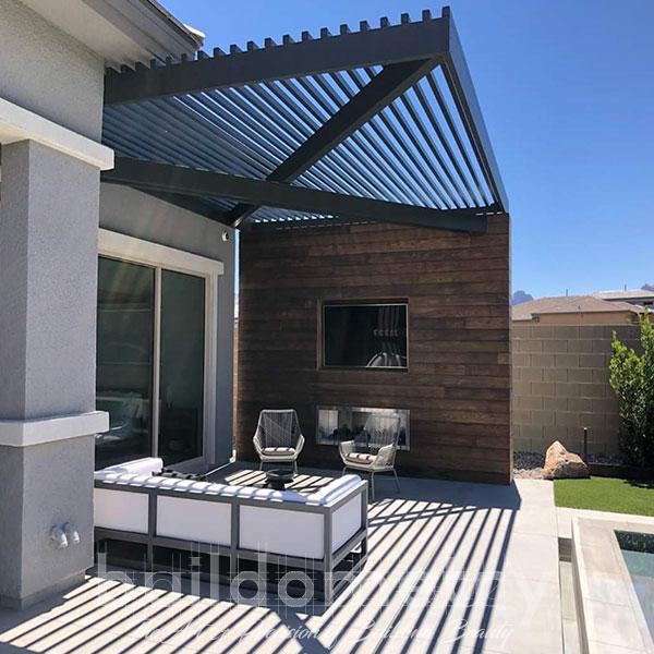 Contemporary Metal & Aluminum Pergolas