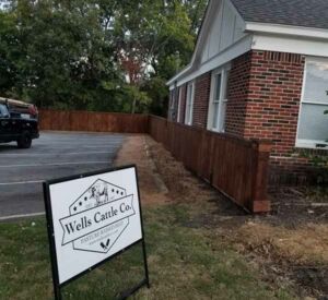 Wood Fence Next to Building