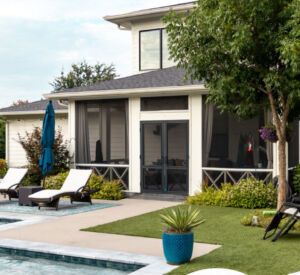 Dallas Outdoor Living pool, outdoor kitchen