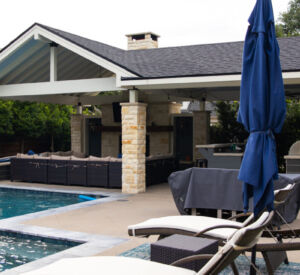 Dallas Outdoor Living pool, outdoor kitchen, patio