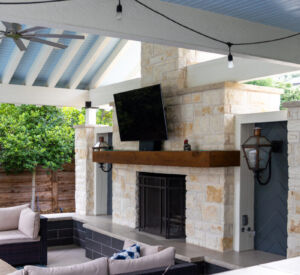 Dallas Outdoor Living pool, outdoor kitchen, patio, bar