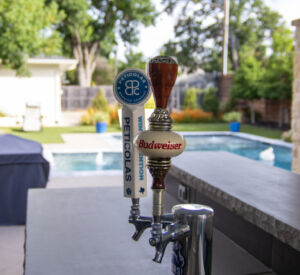 Dallas Outdoor Living pool, outdoor kitchen