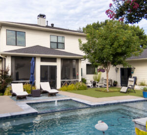 Dallas Outdoor Living pool, outdoor kitchen