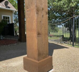 Terrell Patio Cover Wood Pillar