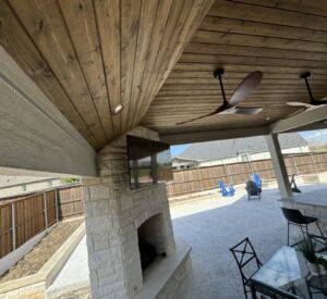 custom fire places & fire pits by Buildometry