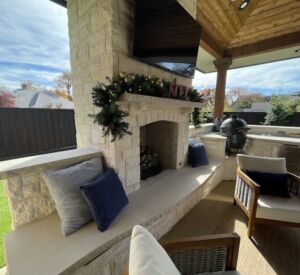 custom fire places & fire pits by Buildometry