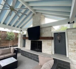 custom fire places & fire pits by Buildometry