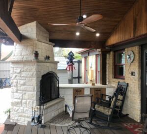 custom fire places & fire pits by Buildometry