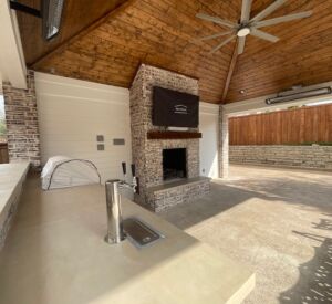 custom fire places & fire pits by Buildometry