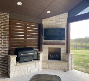 custom fire places & fire pits by Buildometry