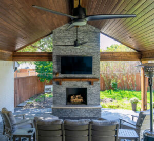 custom fire places & fire pits by Buildometry