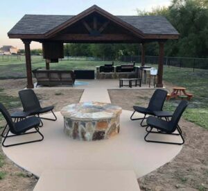 custom fire places & fire pits by Buildometry