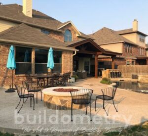 custom fire places & fire pits by Buildometry