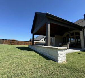 New Post Wrap and Benches installed by Buildometry