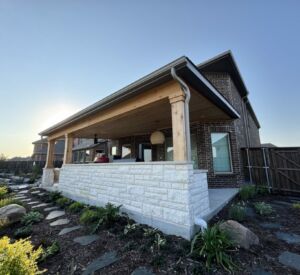 New Custom patio cover in Rockwall, TX by Buildometry