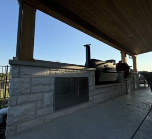 New Custom Outdoor Kitchen by Buildometry in Rockwall, TX