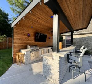 New Pavilion custom built by Buildometry in North Texas