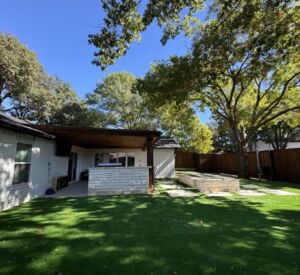 New custom turf installation in Richardson, TX by Buildometry