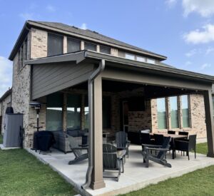 Custom Patio Cover Built and Installed by Buildometry in Rockwall, TX