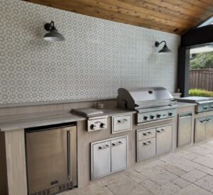 Outdoor kitchen project by luxury custom builders in North Texas - Buildometry