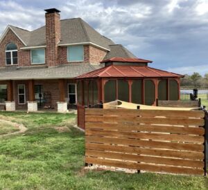 BEFORE Luxury Outdoor Living Custom Built by Buildometry in North Texas