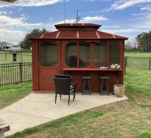 BEFORE Luxury Outdoor Living Custom Built by Buildometry in North Texas