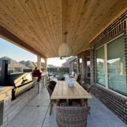 New Patio Cover and outdoor kitchen by the experts in luxury outdoor living, Buildometry, in Rockwall, TX