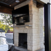 Patio Fireplace Renovation