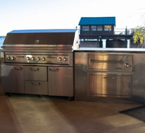 Built by Firehouse Pools Outdoor Living Builder - outdoor kitchen