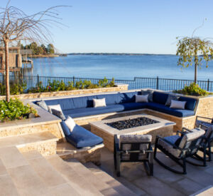 Built by Firehouse Pools Outdoor Living Builder - Firepit