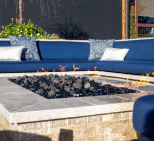 Built by Firehouse Pools Firepit