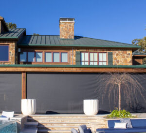 Built by Firehouse Pools Outdoor Living Builder - patio motorized screen remodel