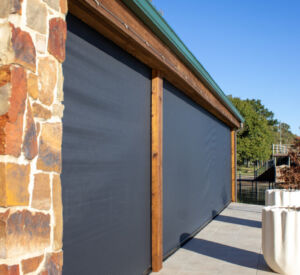 Built by Firehouse Pools Outdoor Living Builder - patio motorized screen remodel