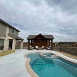Pavilion Cover Pool Side Seating