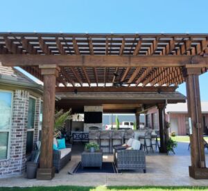 pergola installtion