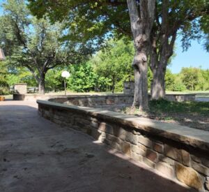 default retaining wall